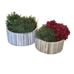 Wooden planters
