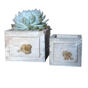 Wooden planter